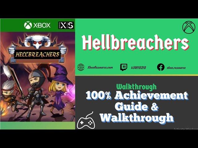 Hellbreachers 100% Achievement/Trophy Guide & Walkthrough Xbox One