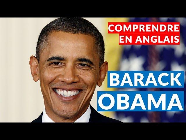 Comment comprendre l'anglais avec Barack Obama ? sous-titré