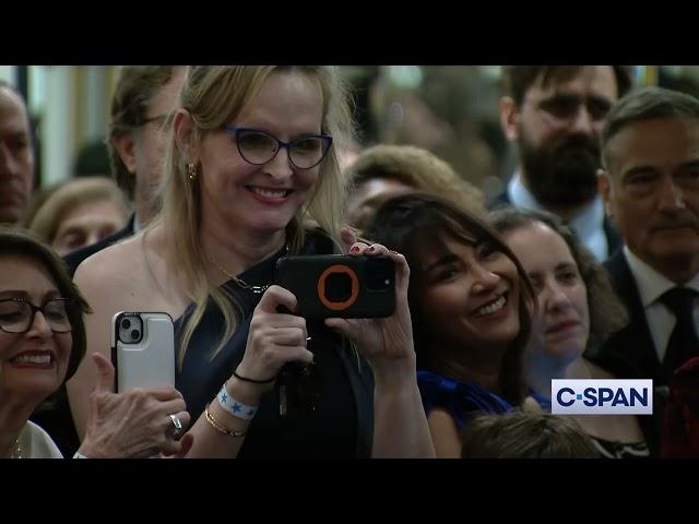 Biden addresses DNC Democratic Holiday Reception - SPECIAL VIDEO view of crowd reactions (12-15-2024