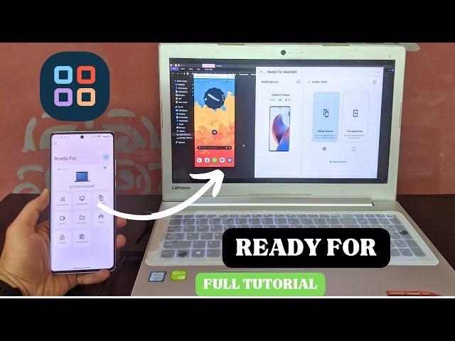 How to Connect Motorola Phones with Laptop Using Ready for App