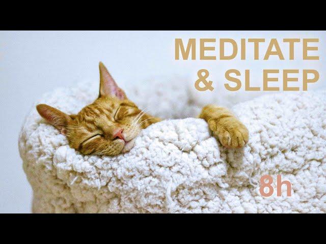 8 HOURS music for SLEEP and MEDITATION, sweet relaxing kalimba and synths