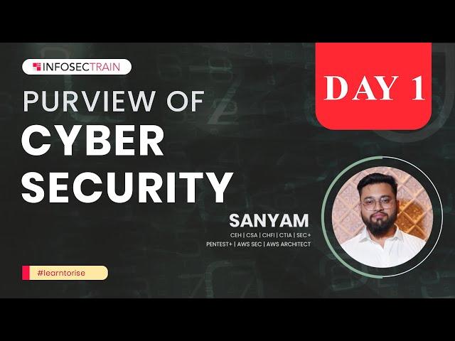 Day 1: Purview of Cyber Security | What is information security | InfosecTrain