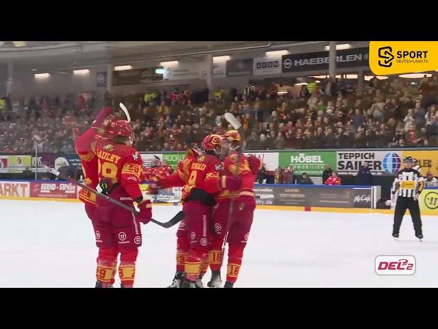 Highlights ESV Kaufbeuren vs. Selber Wölfe (DEL2 Saison 24/25 30. Spieltag