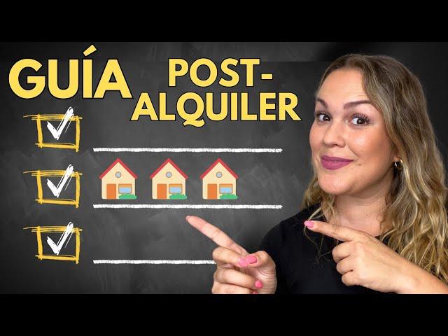 Checklist Tras Alquilar tu Vivienda