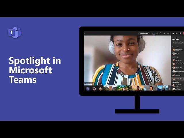 How to use Spotlight in Microsoft Teams Meetings