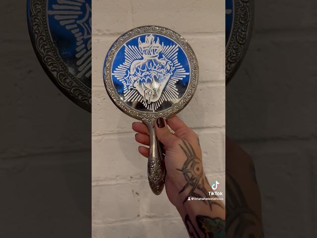 Sharing some of my tiktok’s to youtube #art#engraving#mirrorengraving#sacramento#tattoo