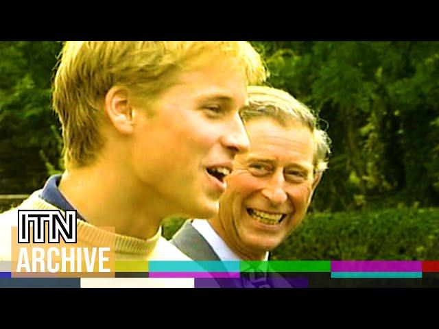 Prince Charles and Prince William Funny Press Conference on Gap Year Plans (2000)