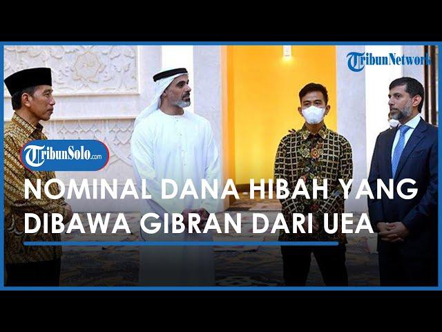 Berita Solo Hari Ini: Nominal Fantastis Dana Hibah yang Dibawa Gibran dari UEA, Bakal Dipakai Apa?