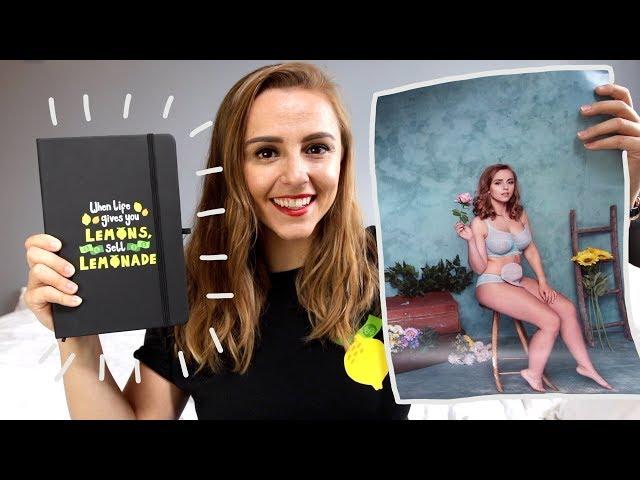 Signing photos of me in my underwear! August Faves | Hannah Witton