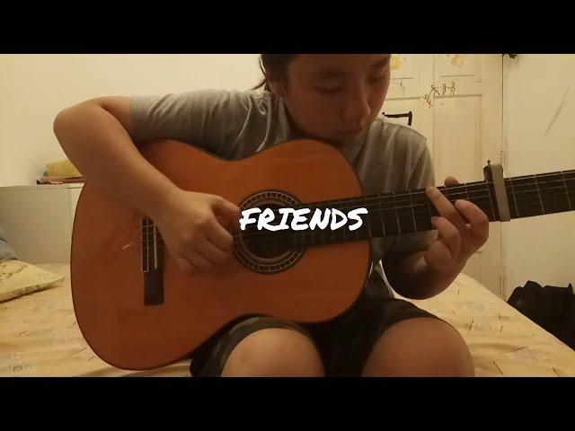 Friends -  Marshmello & Anne-Marie (Fingerstyle guitar cover by Megan Alexis)