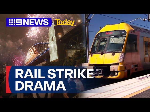 Sydney's rail strike drama continues | 9 News Australia