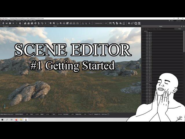 Bannerlord - Scene Editor Tutorial #1 - Getting Started - create terrain, elevation & paint terrain