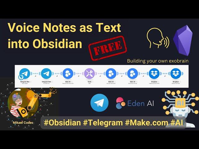 Telegram Voice notes to Obsidian