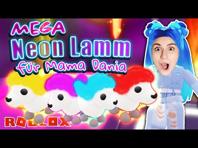 MAMA DANIA BEKOMMT 1.MEGA NEON LÄMMCHEN VON BABY CLAUDIO! 4 Neon Lämmchen gescammt? [Roblox Deutsch]