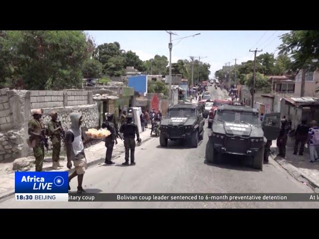 Kenyan police begin operations patrolling streets of Haiti’s capital