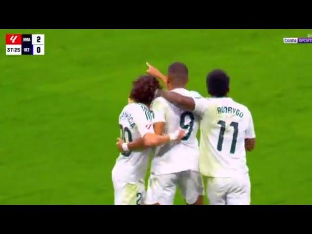 Gol de Kylian Mbappé hoy, Real Madrid vs Getafe (2-0), todos los goles/resultados y Resumen-2024