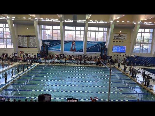 HUGO GONZALEZ (CAL) BREAKS CHASE KALISZ 400 IM WORLD RECORD (3:32.88) 2022 NCAA SWIMMING CHAMPS