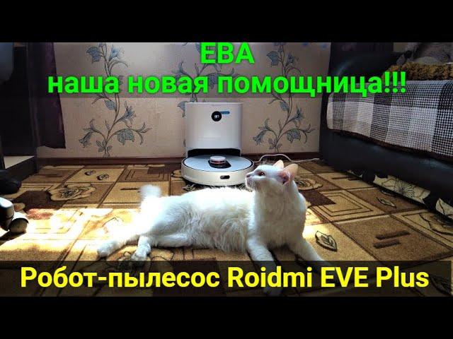 A new assistant!!! Roidmi EVE Plus robot vacuum cleaner.