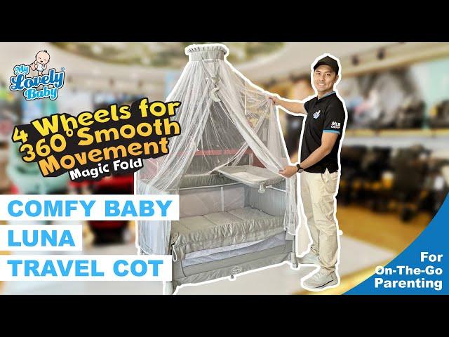 【REVIEW | New Launching】Comfy Baby Luna Travel Cot | My Lovely Baby