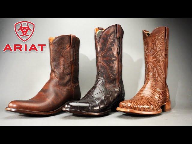 (Unboxing) $1,569 Alligator, Caiman, and Bison cowboy boots - Ariat