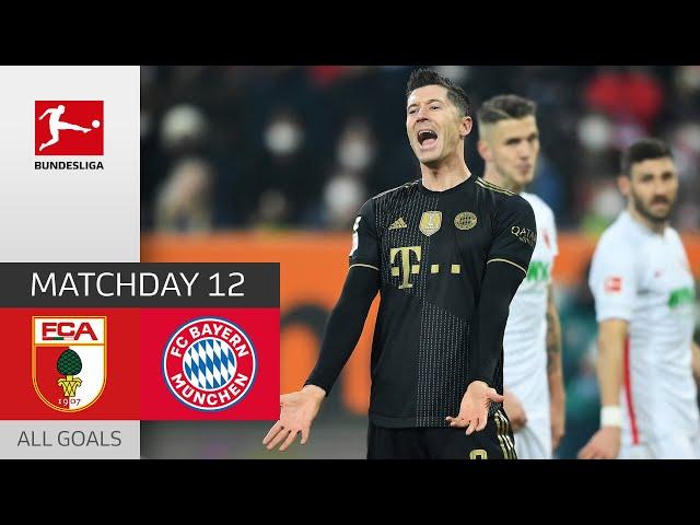 FCA Surprise and Shock Bayern | FC Augsburg - FC Bayern München 2-1 | All Goals | MD 12 – 2021/22