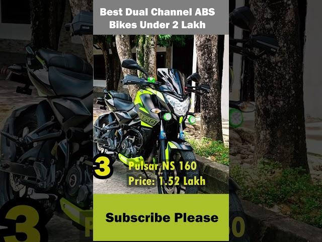 Dual Channel ABS Bikes in India Under 2 Lakh #motorcycle