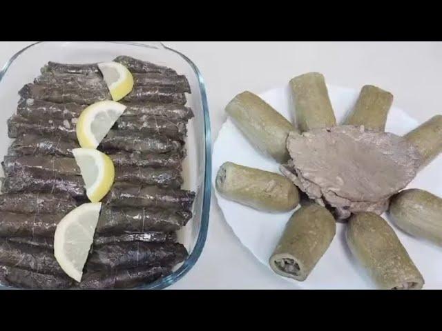 Live cooking! Stuffed Grape Vine leaves and Zucchini #live