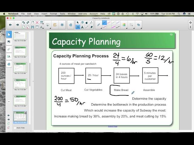 Capacity and Bottlenecks