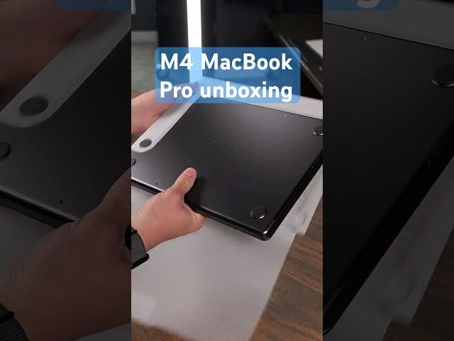 ASMR Space Black Apple MacBook Pro M4 Unboxing