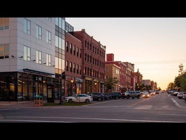 Walking Tour of Downtown Charlottetown, PEI 4K