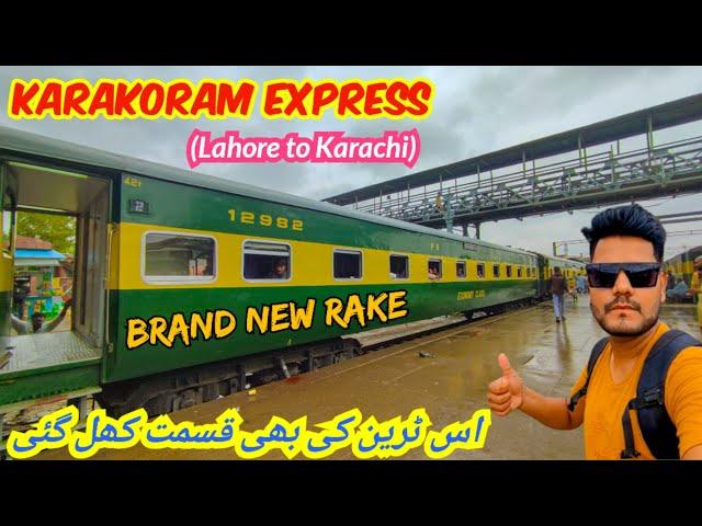 Karakoram Express: Lahore to Karachi Rainy Ride in New Coach | Scenic Journey