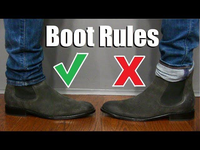 5 Suede Boot Wearing Rules EVERY Guy Should Follow!