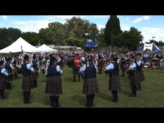 NZ Police Pipe Band G1 Medley at the NZ National Championships