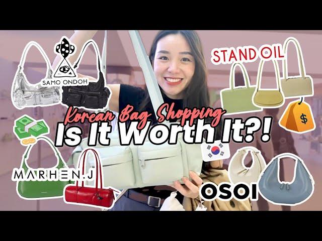 ‼️SPILL THE TEA w Korean Bag Shopping ️-Honest opinions ONLY | StandOil, OSOI, Samo Ondoh etc.