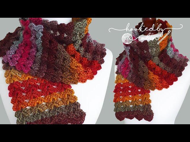 QUICK & EASY Shell Stitch Scarf! SIMPLE ONE ROW REPEAT