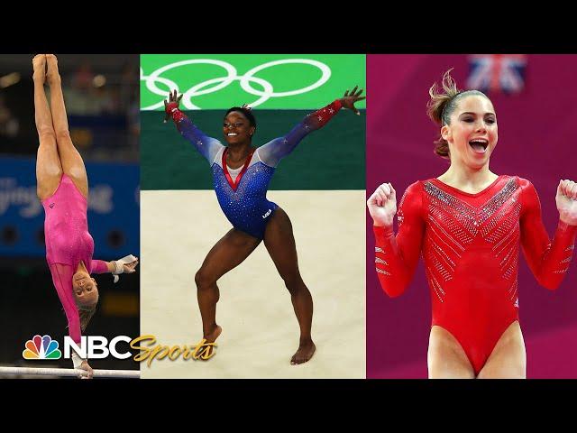 The highest scores in Olympic gymnastics history: Biles, Maroney, Liukin, and more! | NBC Sports