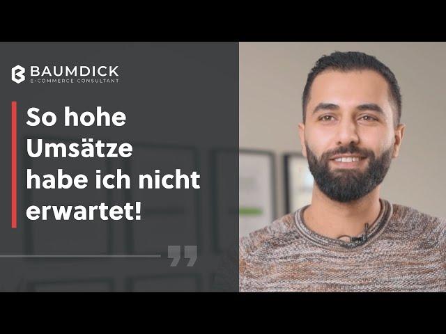 "So hohe Umsätze hab ich nicht erwartet." (Meine Geschichte)