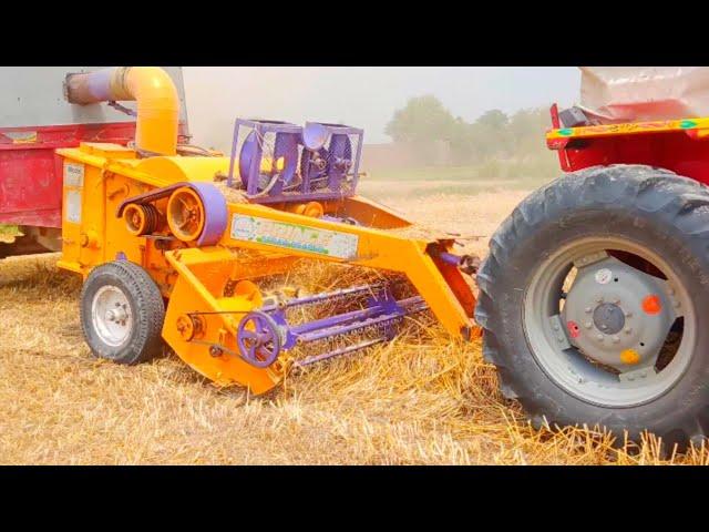 چیپر کے ذریعے جانوروں کے لیے توڑی کیسے بناتے ہیں...#video#viral #juttvlog #village