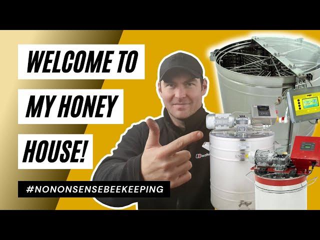 Welcome To My Honey House - Honey Extraction Room Tour - Honey Room Flow and Layout