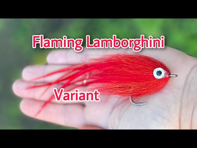 Fly Tying : Flaming Lamborghini ( variant ) - GT fly