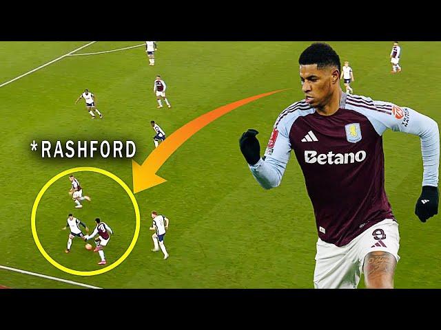 Marcus Rashford DEBUT Aston Villa