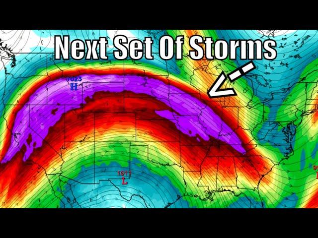 This Next Weather Pattern Looks Chaotic! Large Winter Storms And Cold Air