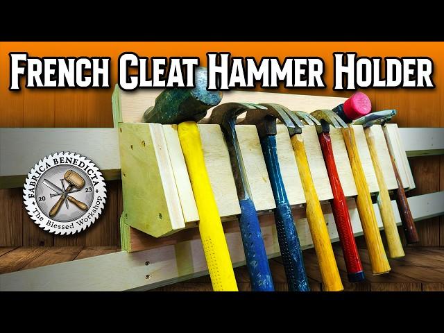 The BEST DIY Hammer Holder! (Organized Workshop Hack)