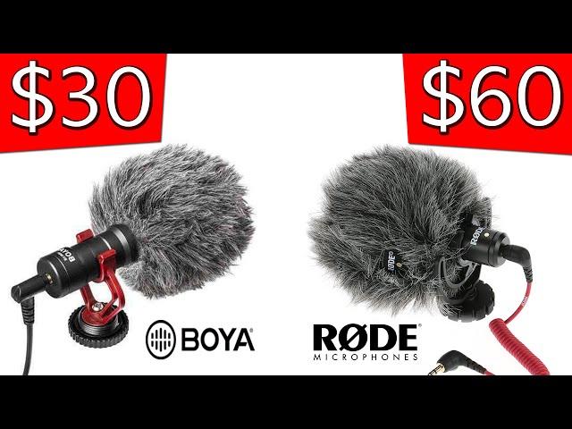 The best budget YouTube Microphone | Rode Videomicro | Boya BY-MM1