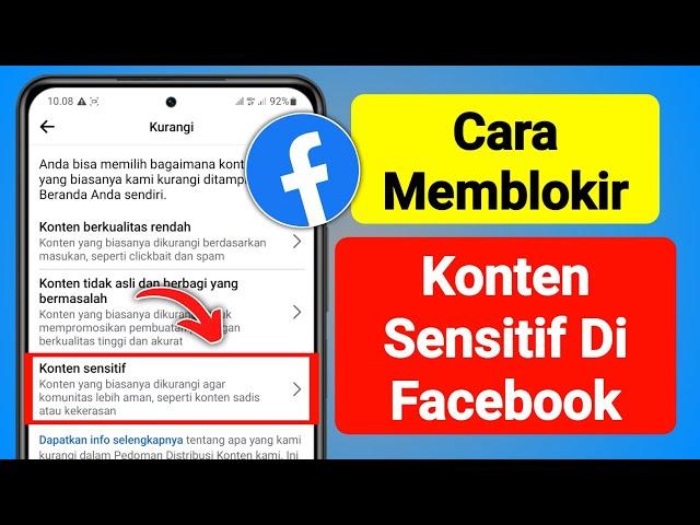 Cara Memblokir Konten Sensitif di Facebook (2023) | Konten Sensitif Facebook