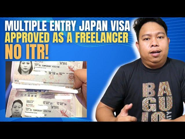 How to apply Japan Multiple Entry Visa as a Freelancer NO ITR in 2024! | Japan Visa For Freelancer