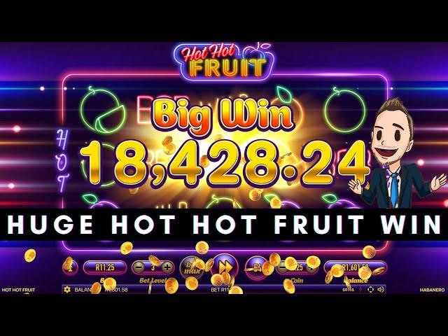 My Biggest Spina Zonke Hot Hot Fruit Win! (R11.25 wins R19,200)