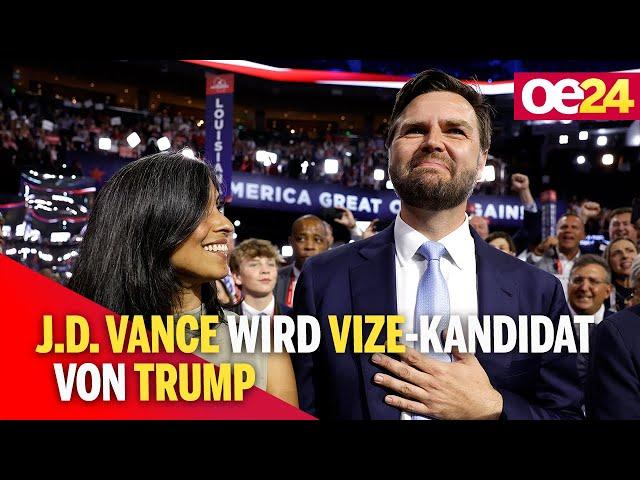 J.D. Vance wird Vize-Kandidat von Trump