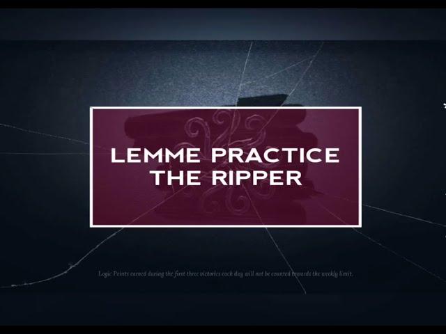 Free Ripper Day, time to practice~ | Identity V