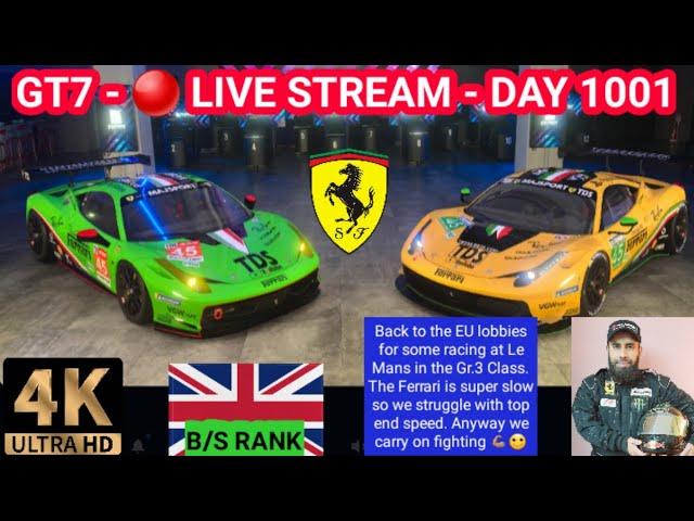 GT7 Day 1001 (BACK TO THE EU) - LIVE GAMEPLAY - Cockpit Cam - TCS OFF - v1.54